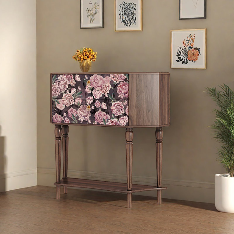 Buffet 33,5 po, Brun/rose