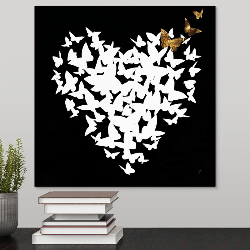« cardiaque aflutter i », impression sur toile, Toile tendue, H 16 po x l 16 po x p 1,25 po