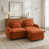Orange+2Seat+1Ottoman