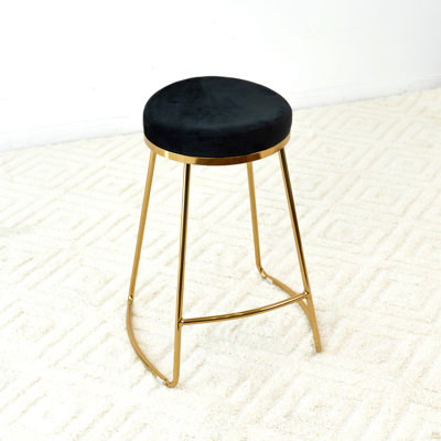 Jane 26" Mid-Century Modern Luxury Upholstered Stool