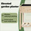 Garden Planter With Shelf 76 Cm Solid Wood Fir-1133722422