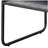 Concrete gray and black single-layer coffee table