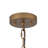 Bradson 1-light Antique Brass Dome Pendant-858916015