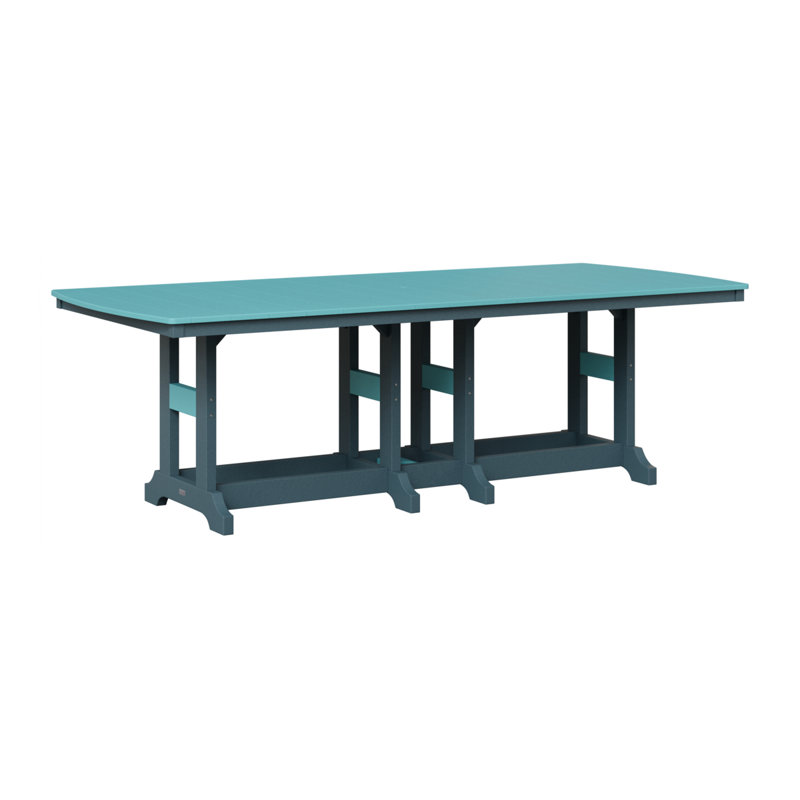 Garden Classic Outdoor Bar Table, Slate, Aruba Blue