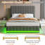 Dehlani Upholstered Ottoman Storage Bed