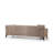 Stylish 3-Seat Sofa, Fawn Color, 84.6 x 34.3 x 33.9 Inches | Durable Beech Wood & Chipboard Frame, 100% Polyester Fabric | Soft Foam & Feather Cushions, Includes 2 Pillows | Perfect for Modern Living Rooms & Scandinavian Decor-1177281487-1172703403