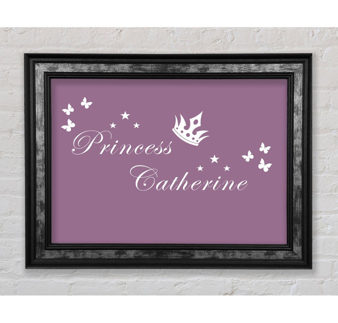 Girls Room Quote Your Own Name Princess 2 - Druck