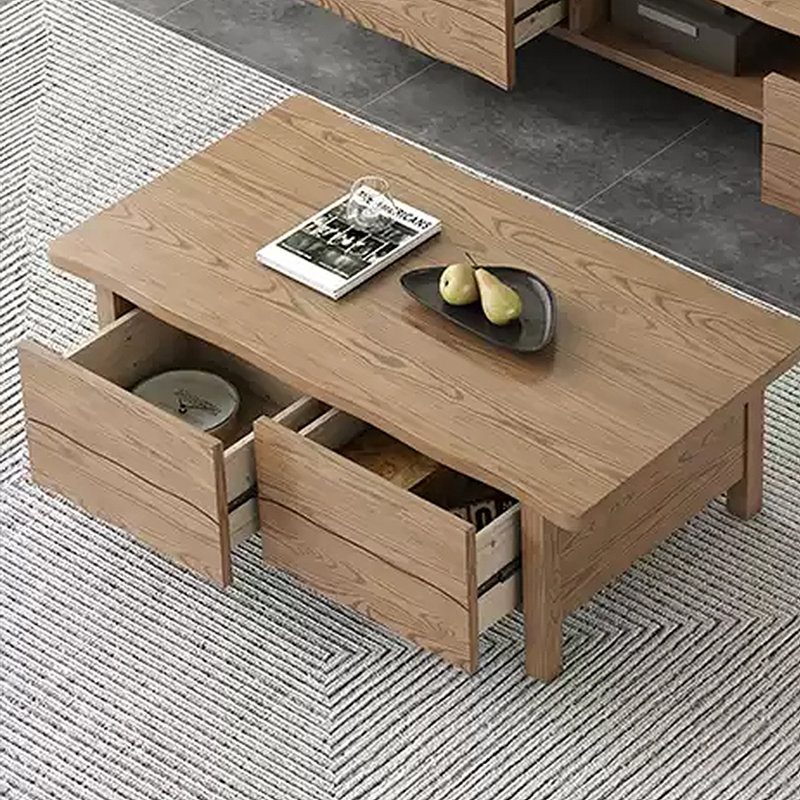 Nouvelle table basse en bois massif de style chinois