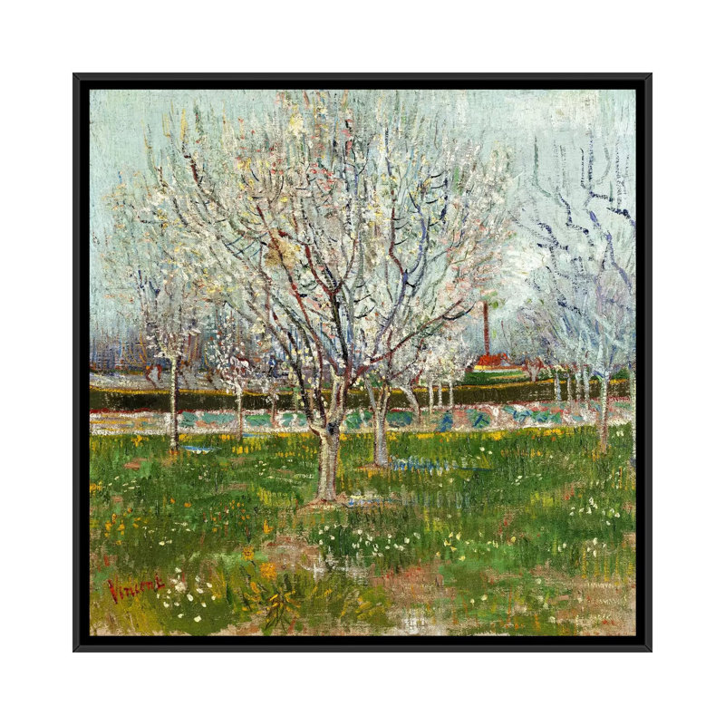 Vault W Artwork Orchard In Blossom (Plum Trees) by Vincent Van Gogh ...