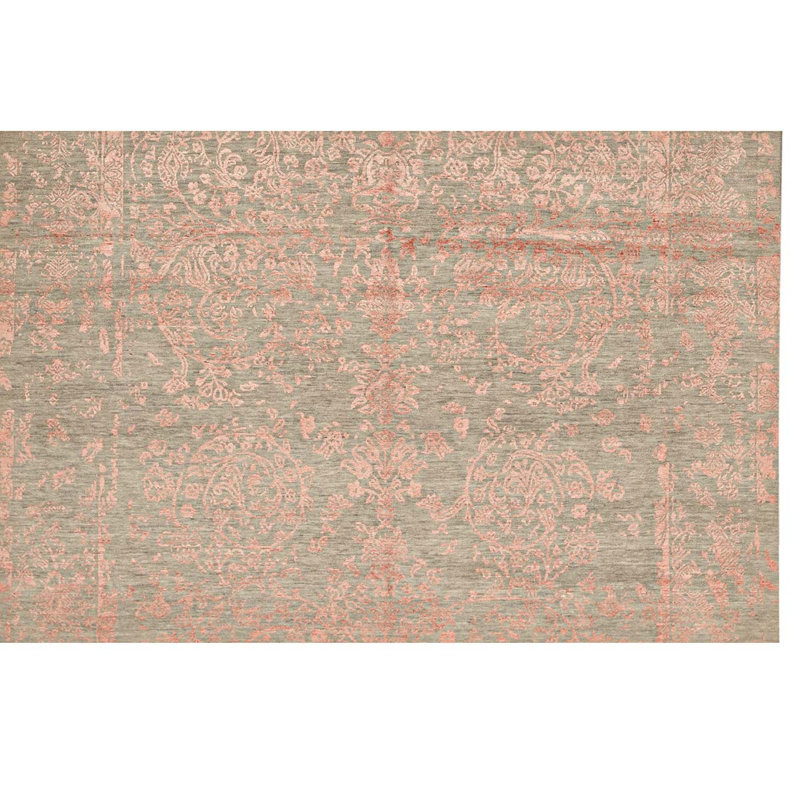 Handmade Wool Floral Area Rug