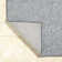 Rectangle Machine Woven Polyester Area Rug in Ivory/Medium Gray