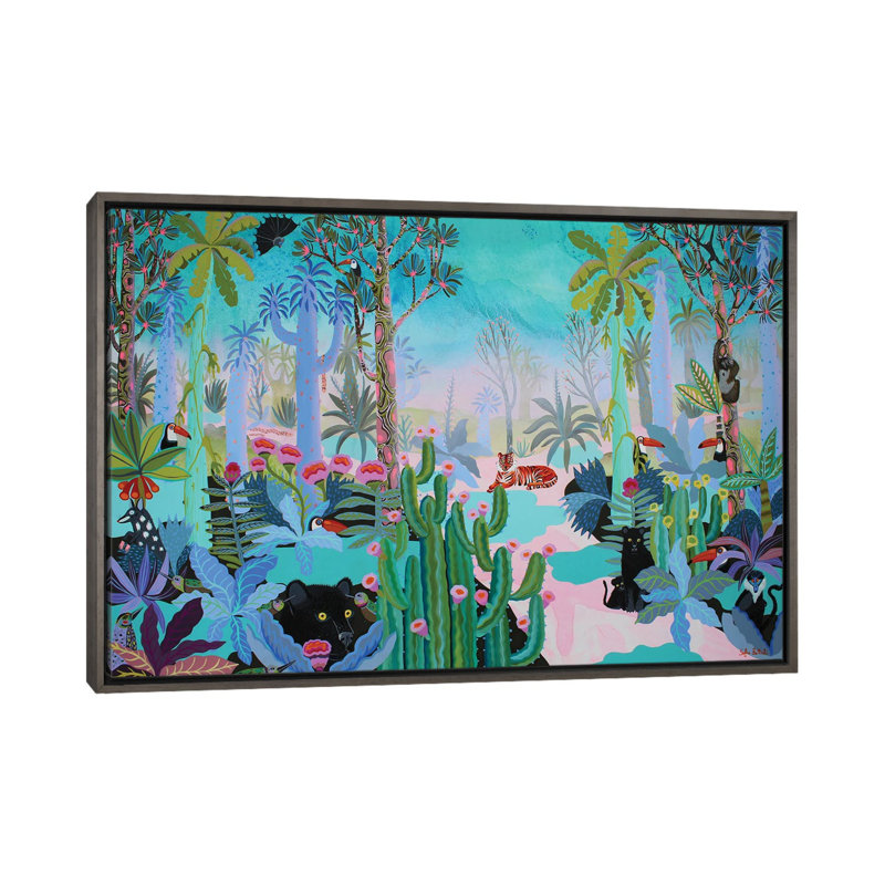 New Life - Framed Wall Art Print, 26" H x 40" W, Framed Print without Mat, Gray