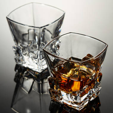 A&A Wonders 2 - Piece 10oz. Glass Whiskey Glass Glassware Set