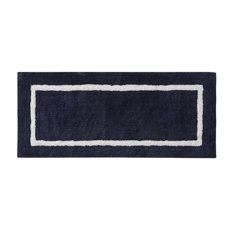 Tapis de bain_Rec_Mcro_1,25, L 60 po x l 24 po, Marine