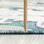 Tapis floral bleu foncé Daisy-256451079