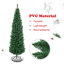 Sapin de Noël artificiel vert élancé-1504124143