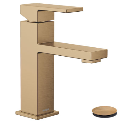 Robinet pour salle de bain à poignée simple avec drain Moen Revyl