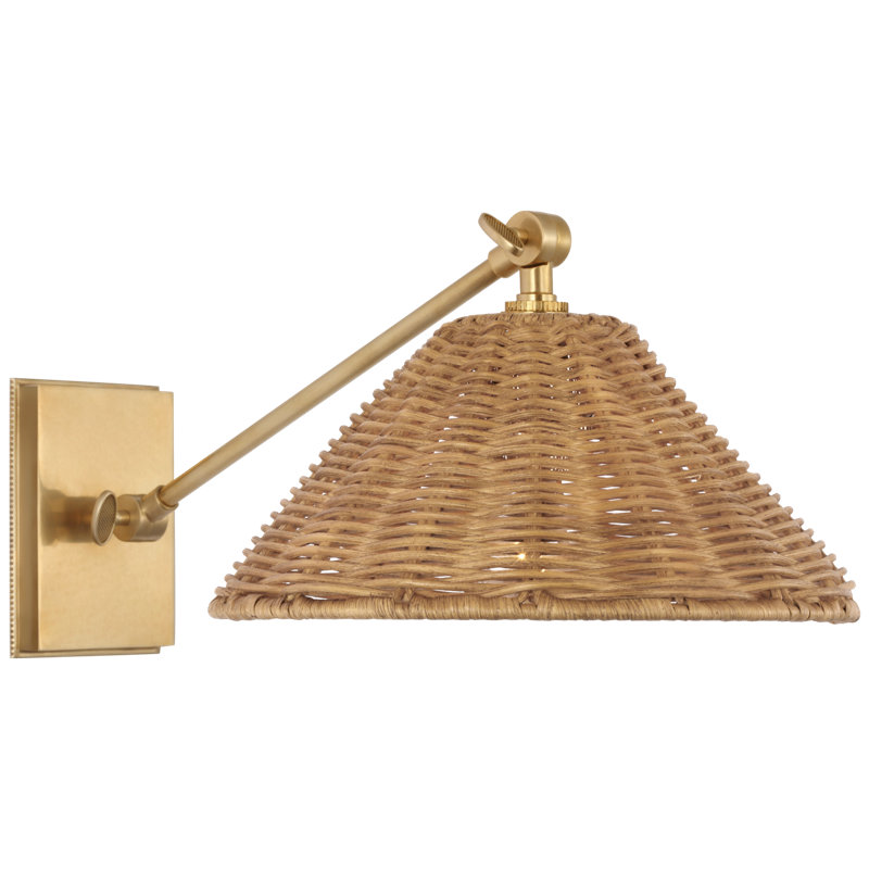 Wimberley 1 - Light Swing Arm, Brown, Soft Brass