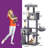 70.8" H Ditzel Multi Layer Cat Tree-11923704