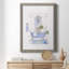 «Sketchy Bath I», peinture sur toile encadrée-424474116-424474119