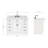 Tidworth 48'' Solid Wood Single Bathroom Vanity with 1.5'' Carrara Marble Top Sink-1125735234-1092024139