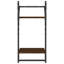 Borough Wharf 2-Tier Wall Shelves With Bars 2 Pcs 30X25x65 Cm-1658471211