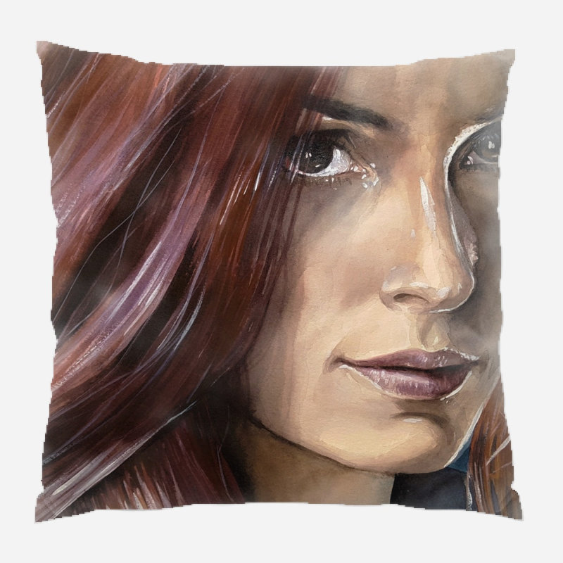 Coussin Bott Art, Micro suède, Intérieur