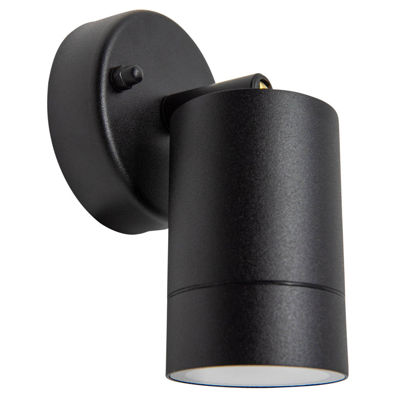 Graylen Integrated LED Outdoor Armed Sconce, Black