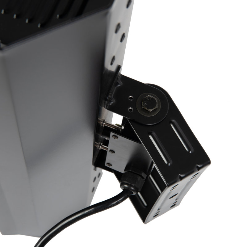Fire Sense Wall Mounted IR Patio Heater 1500 W, 6 Ft Non Retractable Electrical Cord Mounting Bracket - Black