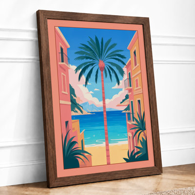 Tropical Passage Coastal - Framed Print