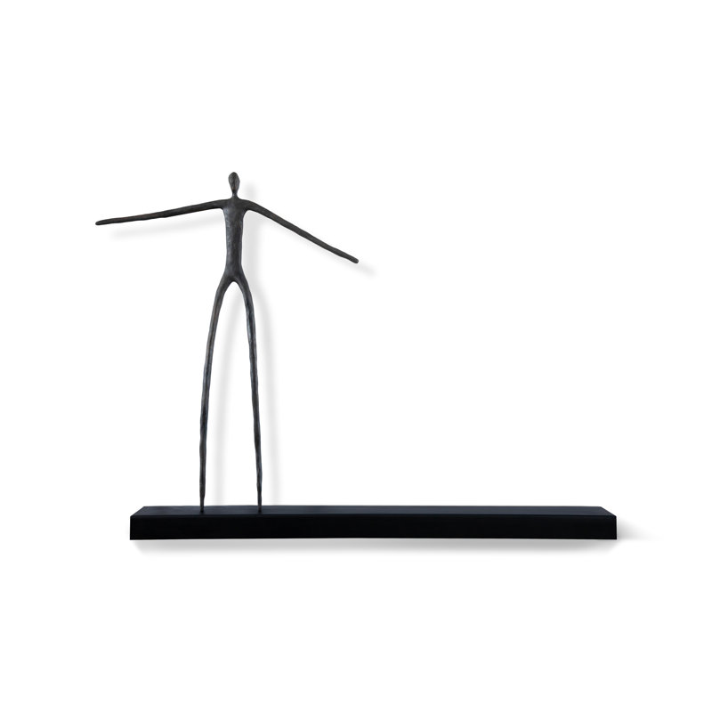 Moveable Man on Shelf Standing Wall Décor