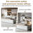 Luxurious Ergonomic L-Shaped Executive Desk With Integrated Storage, High-Quality Materials, Fixed LED Lighting-1896958675