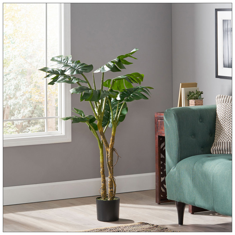 120CM ARTIFICIAL MONSTERA TREE