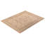 Tapis unique fait à la main Keenan - beige / rouge 8 pi 2 po x 10 pi 1 po
