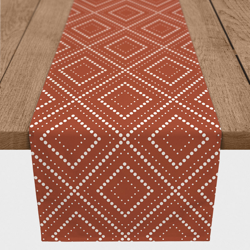 Chemin de table Auric, 90 po x 16 po, Brun