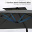 Parasol en porte-à-faux 120 po avec manivelle Stefannie, base incluse-1304942034