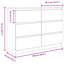 Sideboard 100X35x76 Cm Engineered Wood-1088289154