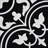 Casa 8" x 8" Cement Patterned Wall & Floor Tile-56212150
