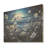Moon Cosmic Floral Couture Meadows - Flowers On Wood Print-1771411392