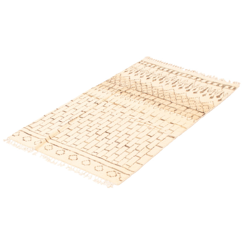 Tapis crème Mahnoor Pak Finest Marrakesh 3 pi 9 po x 5 pi 11 po