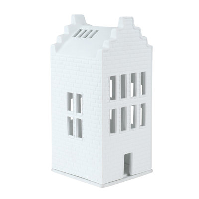 Porcelain Village House - Maison en brique avec pignon étagé