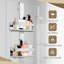 Over-the-Door Stainless Steel Shower Caddy