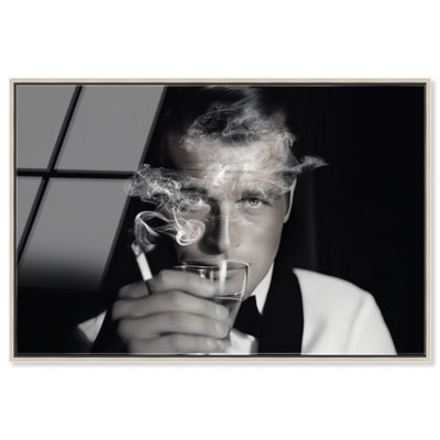 Suave Cocktail Attire Wide Canvas Fashion Print by Oliver Gal