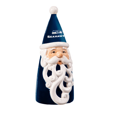 Seattle Seahawks Santa LED Statuary, 8"
