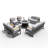 Areefa 9 - Person Patio Conversation Set with Cushions