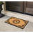 Albertina Natural Coir and PVC backing Hand Crafted by Artisans Geneva Monogrammed Floral Entry Doormat 24" x 39"-2060556757