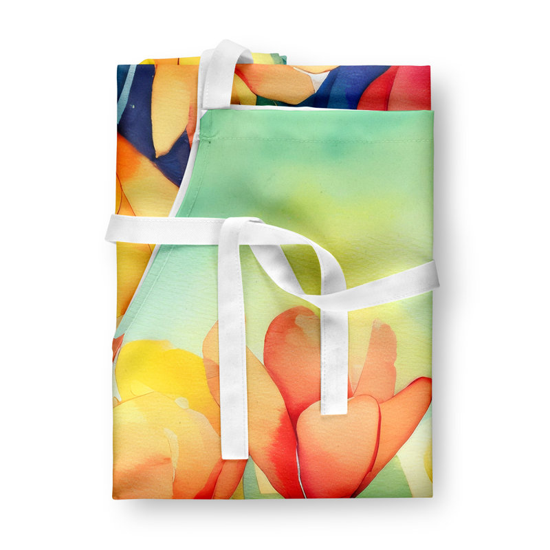 Freesias en tablier aquarelle