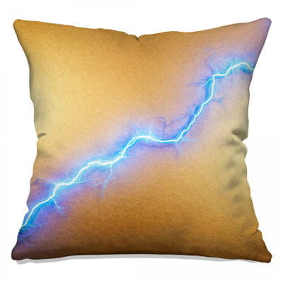 Coussins bleus Blue Lightning Bolt