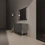 Meuble-lavabo autoportant élégant avec rangement spacieux et fabrication durable