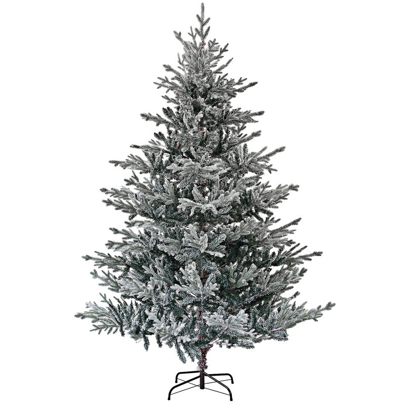 Arbre de Noël artificiel pin 7,5 pi avec 1218 pieds en métal